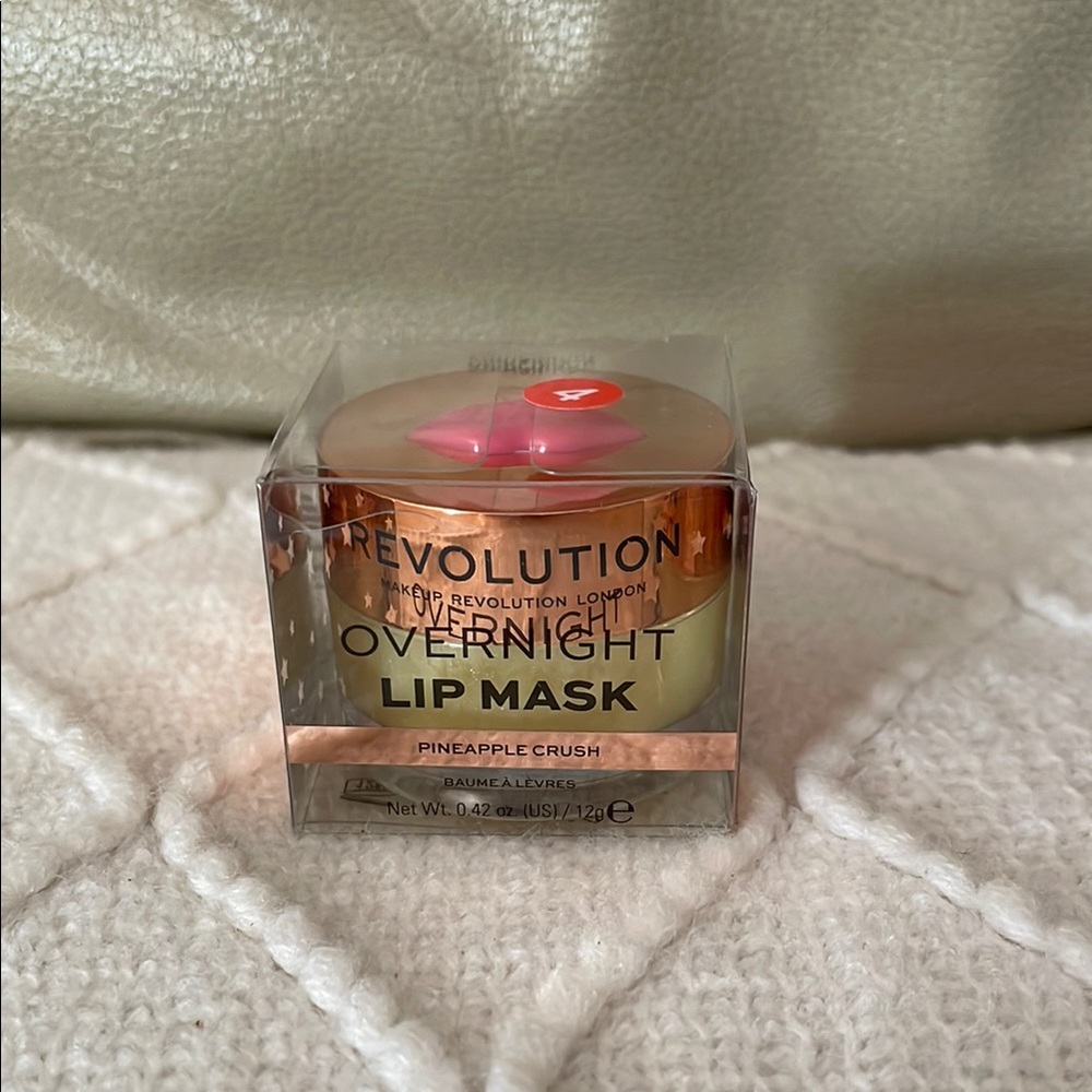 NIB Revolution Overnight Lip Mask - Pineapple Crush